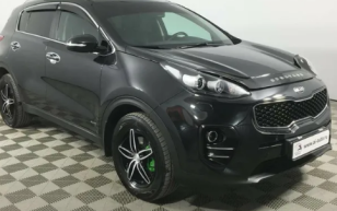 Дефлектор капота (мухобойка) KIA Sportage с 2015 г.в. (Киа Спортаж) Вип Тюнинг