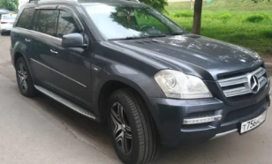 Дефлекторы окон (ветровики) Mercedes Benz GL-klasse (X164) 2006-2012"EuroStandard" Кобра Тюнинг