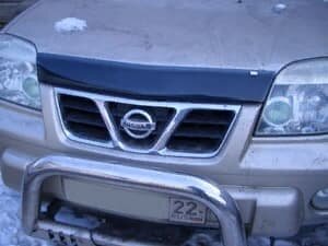 Дефлектор капота (мухобойка) Nissan X-Trail T30 2001-2007 (Ниссан ИксТрейл) SIM